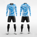 Pop Camouflage Style4- Kids Sublimated Long Sleeve Football Kit