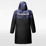 Lavender Sublimated Long Coat for Winter 