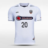 White Dragon Vein Style 3 Soccer Jersey