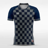 Blue Plaid Sublimated Soccer Jersey