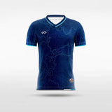 Navy Blue Custom Soccer Shirts