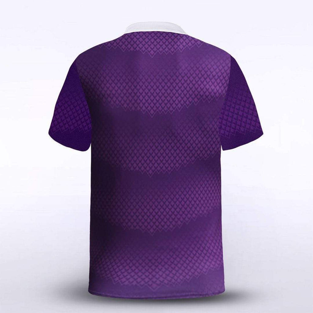 Deep Purple Kid's Team Soccer Jersey Design