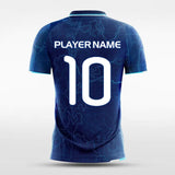 Navy Blue Sublimated Soccer Jersey