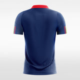 Customized Blue Sublimated Soccer Jersey 