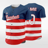 Flag Sublimated Baseball Jersey
