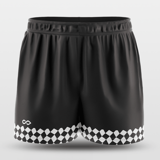 Black Training Shorts Design