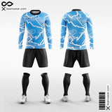 Pop Camouflage Style 4 - Men's Sublimated Long Sleeve Football Kit