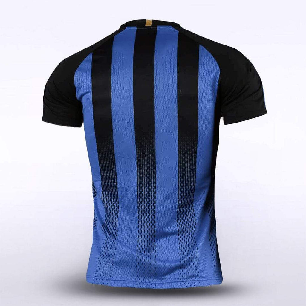 Custom Blue Men's Sublimated Soccer Jersey