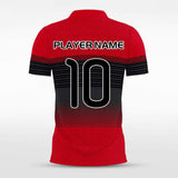 Red Custom Soccer Uniform