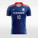 Customized Blue Men's Sublimated Soccer Jersey