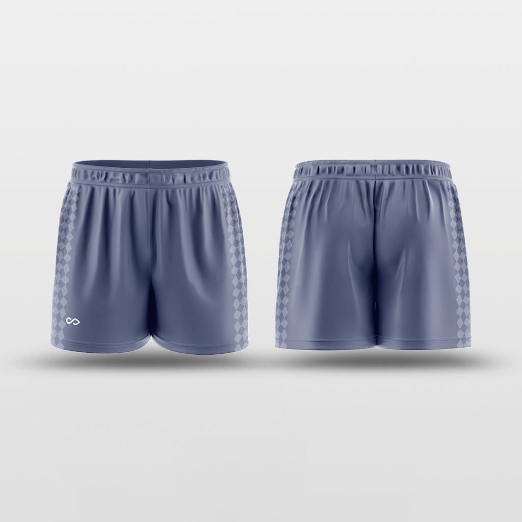 Navy Plaid Custom Reversible Shorts