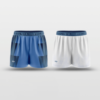 Blue&White Custom Training Shorts