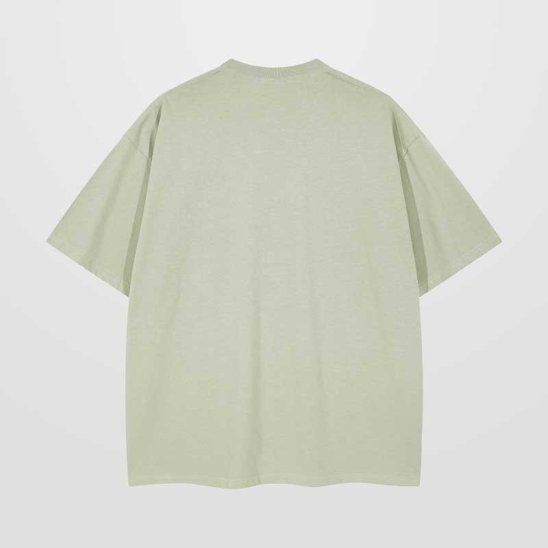 Khaki Green Custom 190GSM Heavyweight T-Shirt