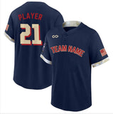 Ash and Bone - Customized Men's Sublimated 2-Button Baseball Jersey