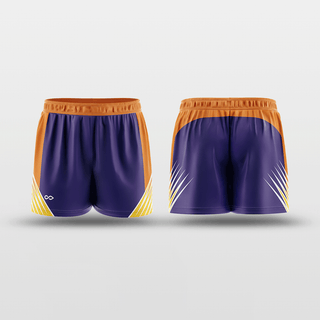 Sun Fire Reversible Training Shorts Design