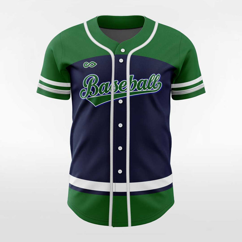 Winner-Customized Sublimated Button Down Baseball Jersey-XTeamwear