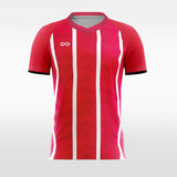 Red Aerial Bird Soccer Jersey