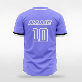 Blue Men Baseball Jersey