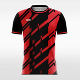 Red and Black Soccer Jersey Sublimation