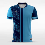 Blue Continent Soccer Jersey