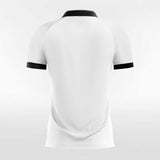 White & Black Men's Team Soccer Jersey Design