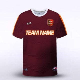 Brownish Red War King Soccer Jersey