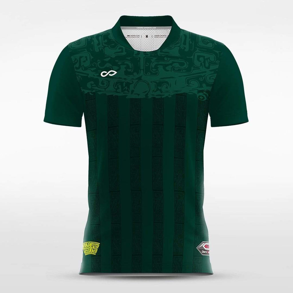 Green Stripe Soccer Shirts
