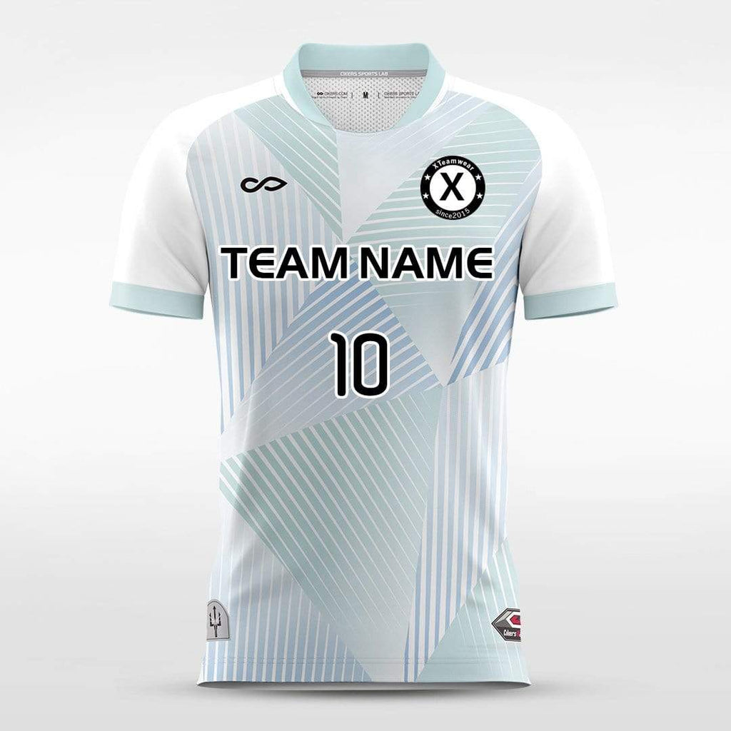 white green personalized color sublimation quick dry fabric youth football  uniforms soccer jersey - AliExpress