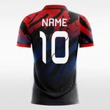 Red and Blue Soccer Jersey