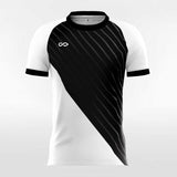 Custom White & Black Men's Soccer Jersey