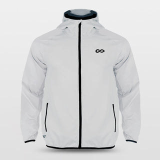 White waterproof jackets for team