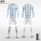 Retro - Men's Sublimated Long Sleeve Football Kit