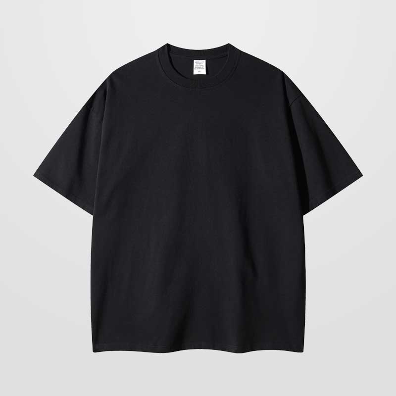 Black Kid's 190GSM Heavyweight T-Shirt Wholesale