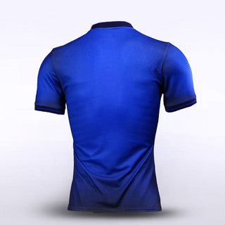 Custom Blue Men's Sublimated Soccer Jersey