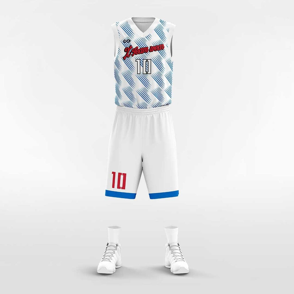 NCAA Blue - Customized Basketball Jersey Design for Team-XTeamwear