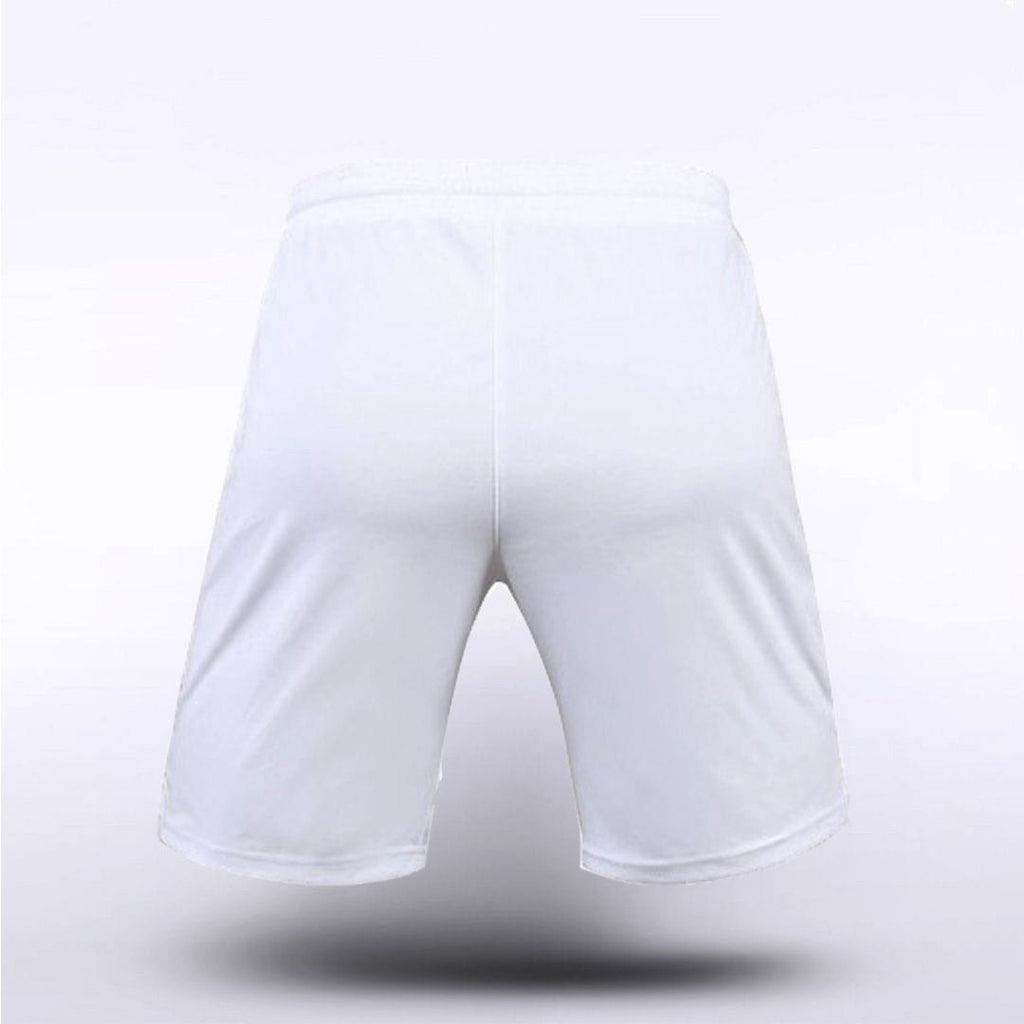 White Adult Knitted Shorts for Team