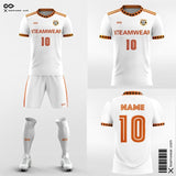 Orange Star Trim Custom 3D Design Soccer Kits