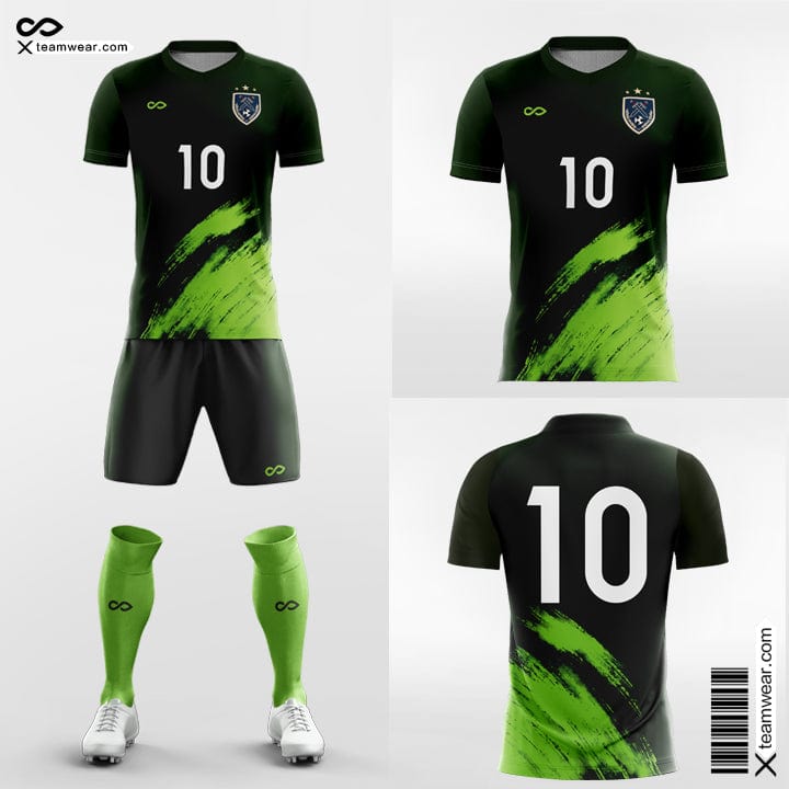 Diagonal Pattern - Custom Soccer Jerseys Kit Sublimated Design