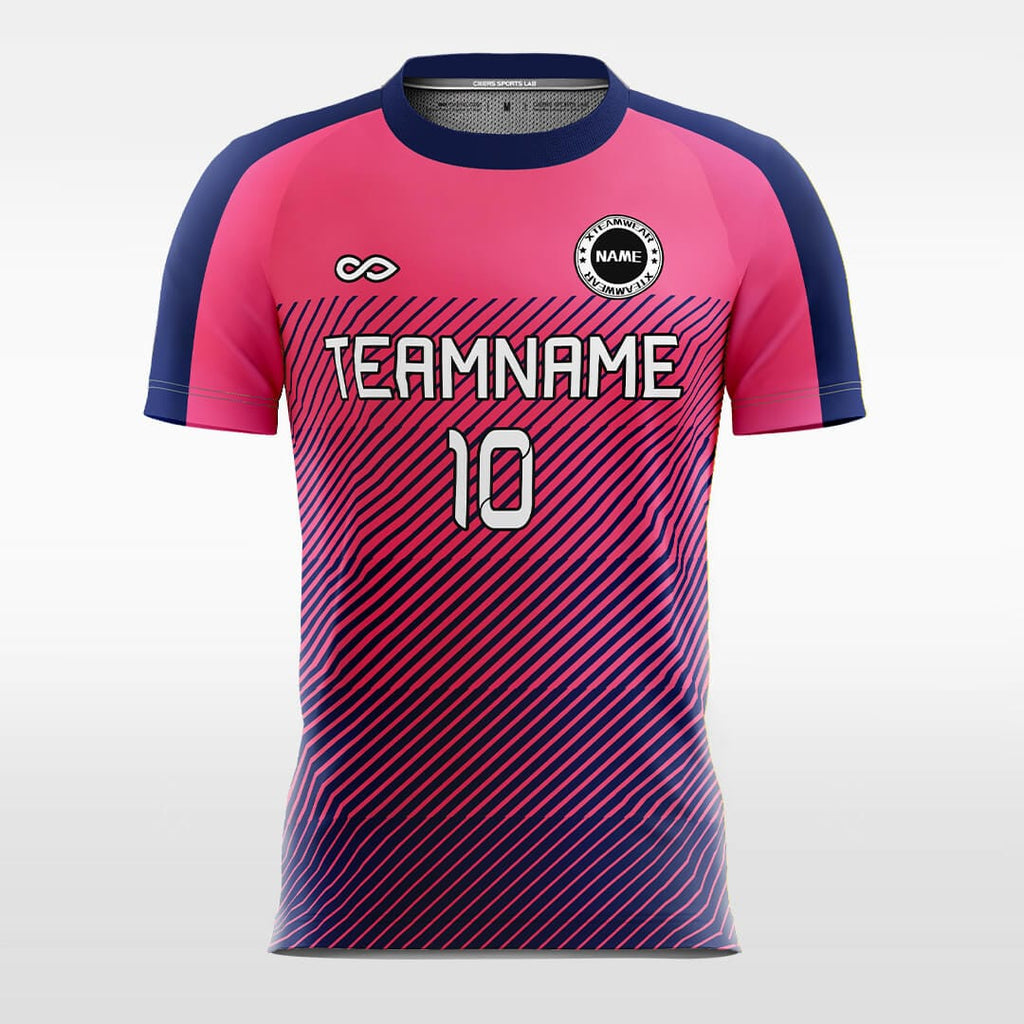 Cool Gradient Plaid - Custom Soccer Jerseys Kit Pink Design-XTeamwear