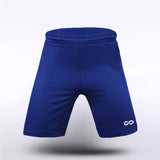 Blue Adult Knitted Shorts Online