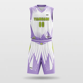 Light Purple Custom Basketball Uniform