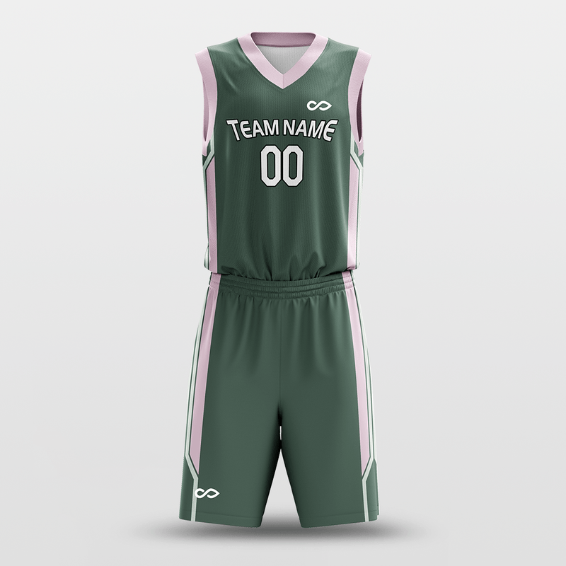 Color Green Basketball Jerseys Custom Design-XTeamwear