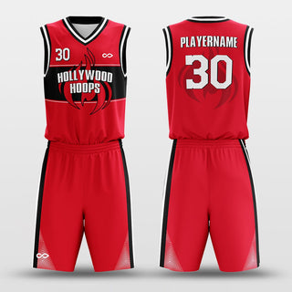 The Flame Youth Basketball Set Red