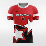 Blood Red Sky - Customized Men's Sublimated Soccer Jersey