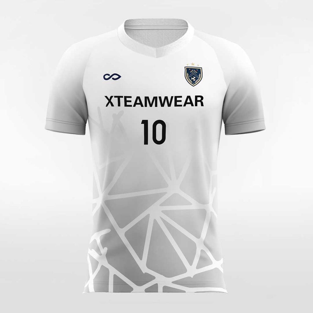 White Cosmic Rays Soccer Jersey