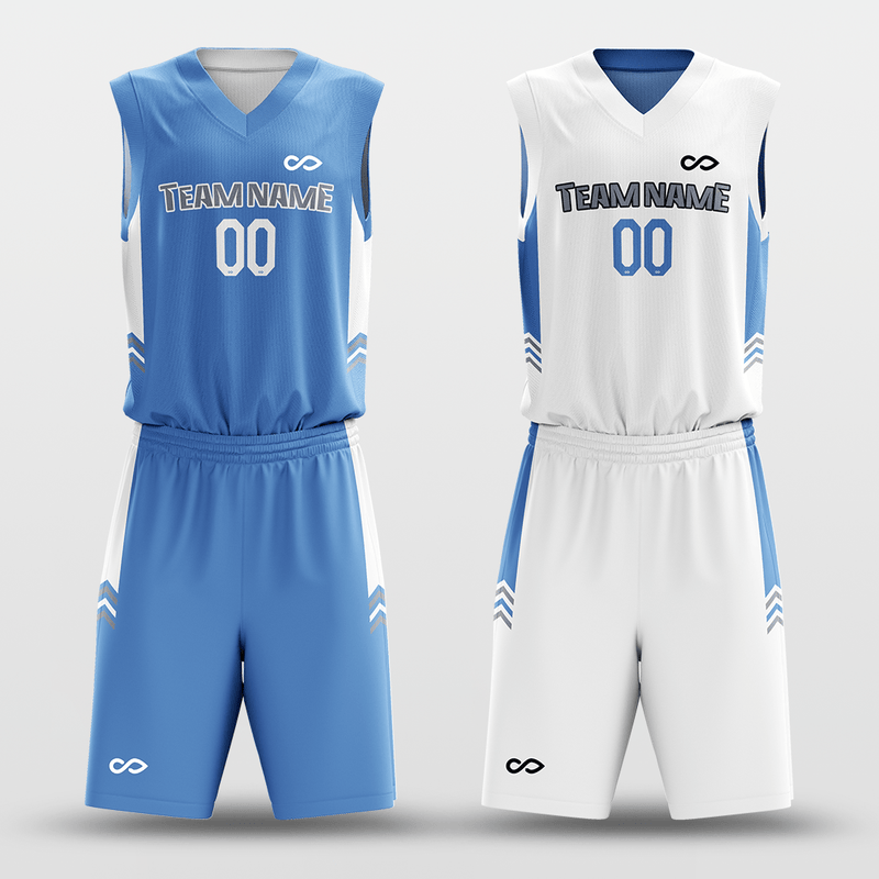 Gray White - Custom Basketball Jersey Design for Team-XTeamwear