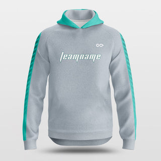 Racing - Customized Loose-Fit training Hoodie Grey