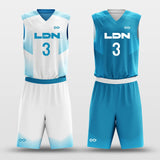 Blue Sky - Custom Reversible Sublimated Basketball Jersey Set
