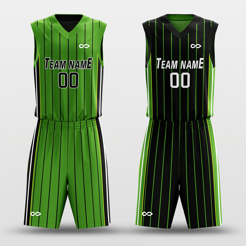 Blue Lake - Customized Basketball Jersey Design Striped-XTeamwear