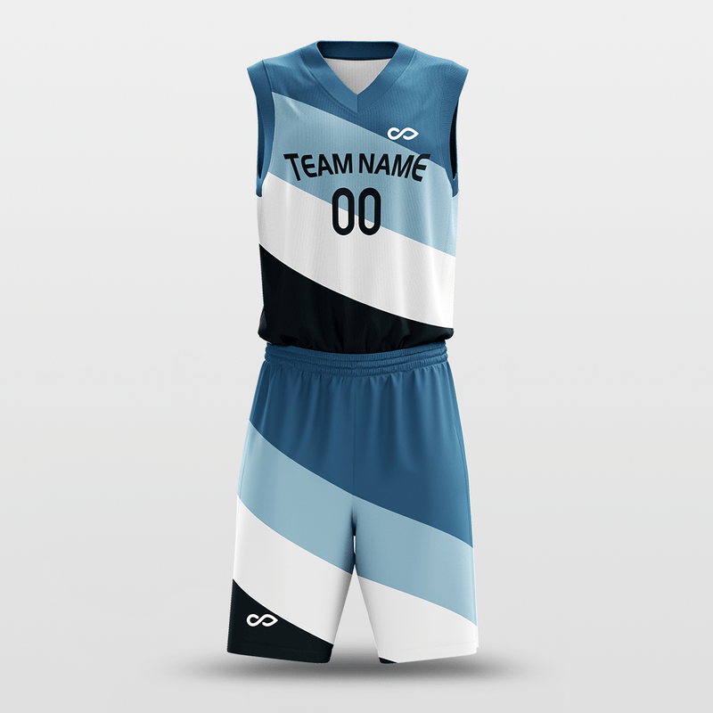 Blue Sky - Custom Reversible Sublimated Basketball Jersey Set-XTeamwear